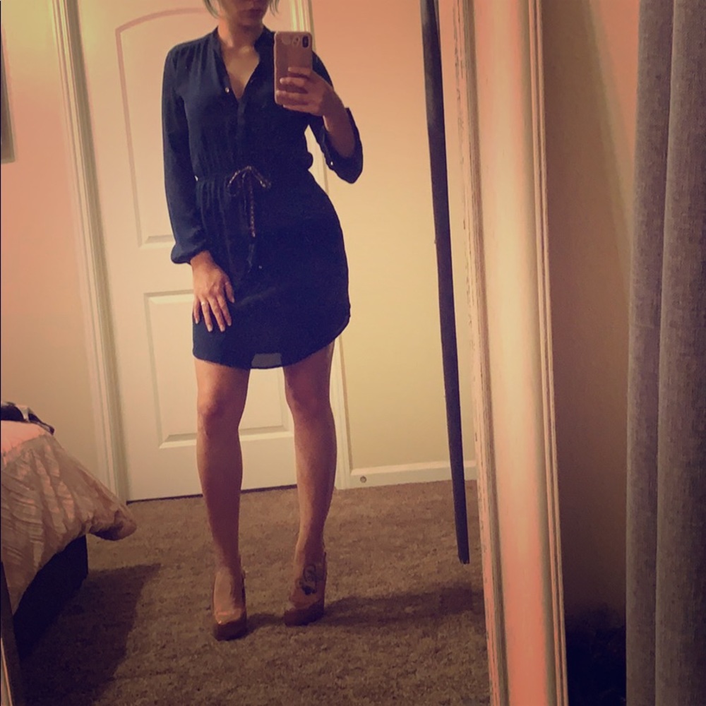 Blue dressy dress